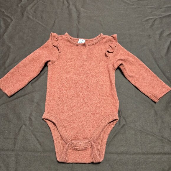 Girls Four Piece Fall Bundle H&M Gap 0-6 Month Size Two Pants 2 Long Sleeve Tops - Picture 4 of 9